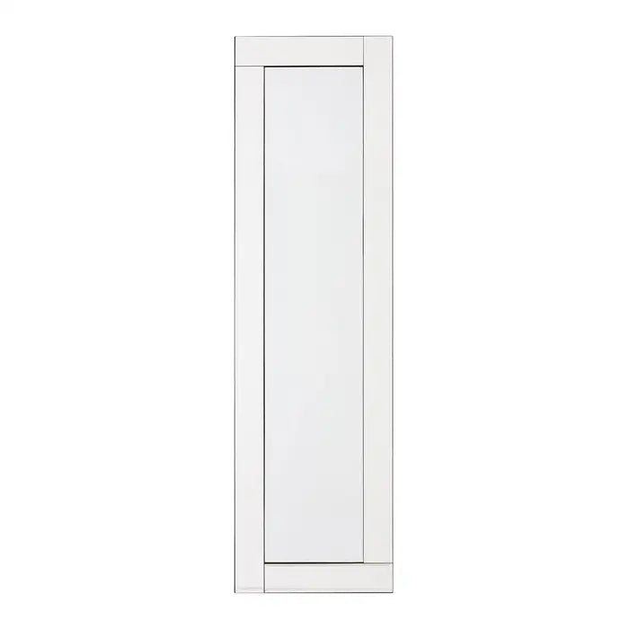 MILIANA Floorstanding Black Velvet Mirror