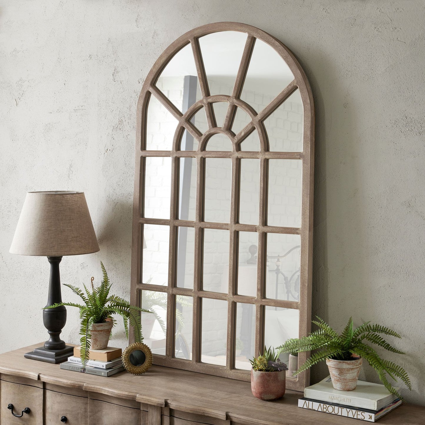 COPGROVE ARCH PANED Wall Mirror