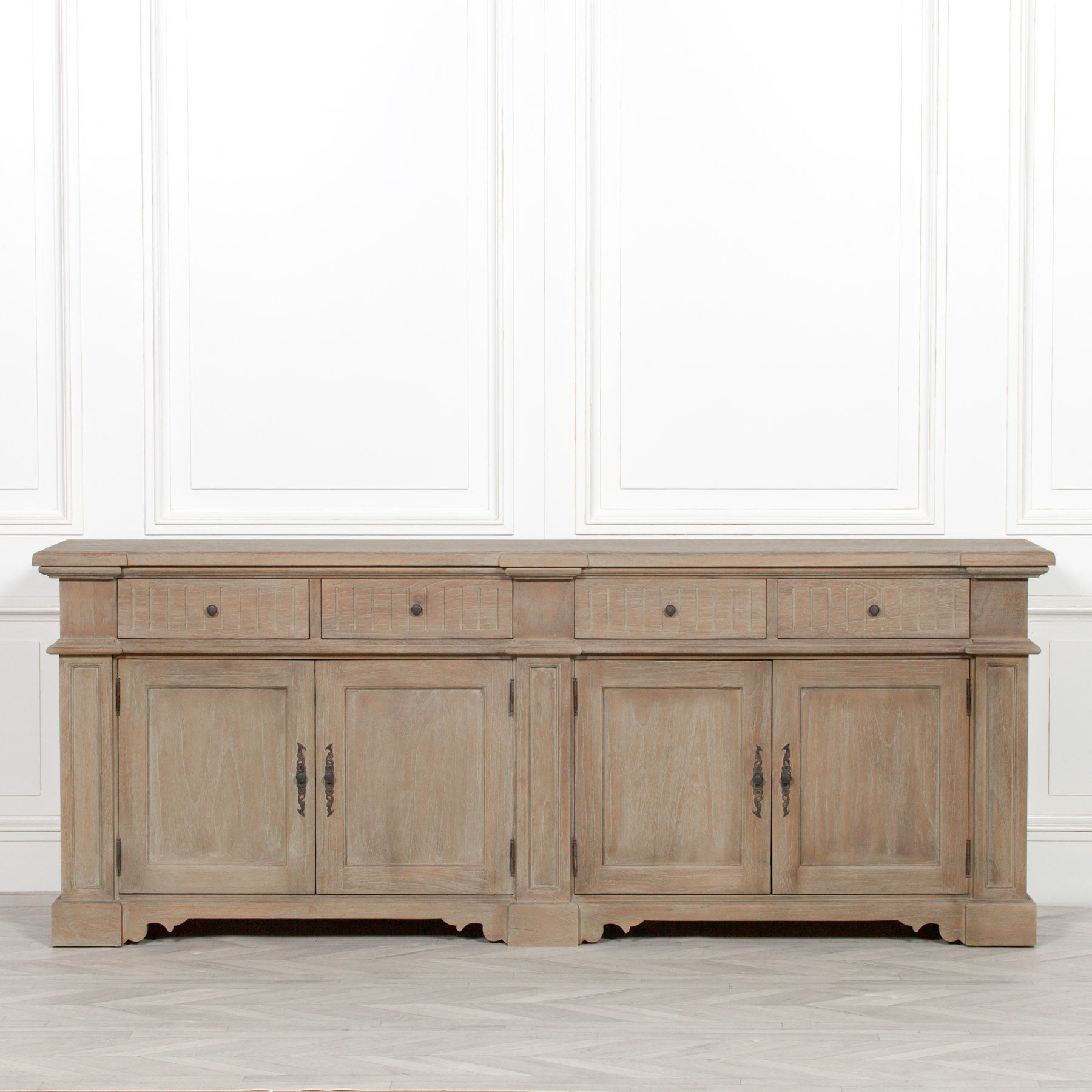 Rustic Classical 232cm Sideboard