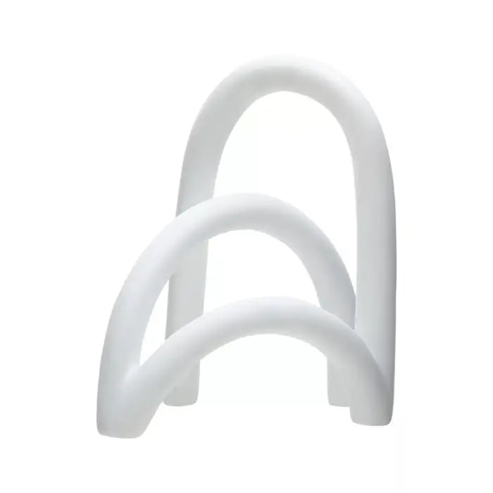 BROC White Polyresin Sculpture